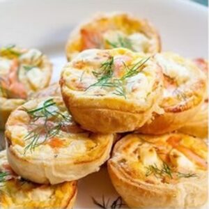 Mini quiches pour apéritif dînatoire - Côte Caraïbe
